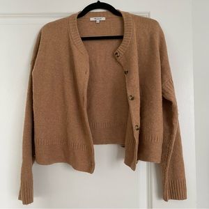Madewell clemency cropped cardigan